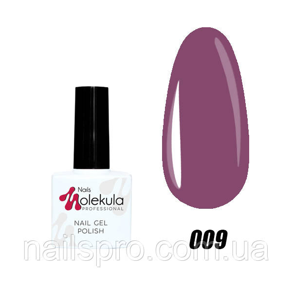 Гель-лак для нігтів Nails Molekula Gel Polish №09 Какао-пурпур