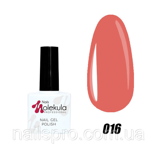 Гель-лак для нігтів Nails Molekula Gel Polish № 16 Персиковий