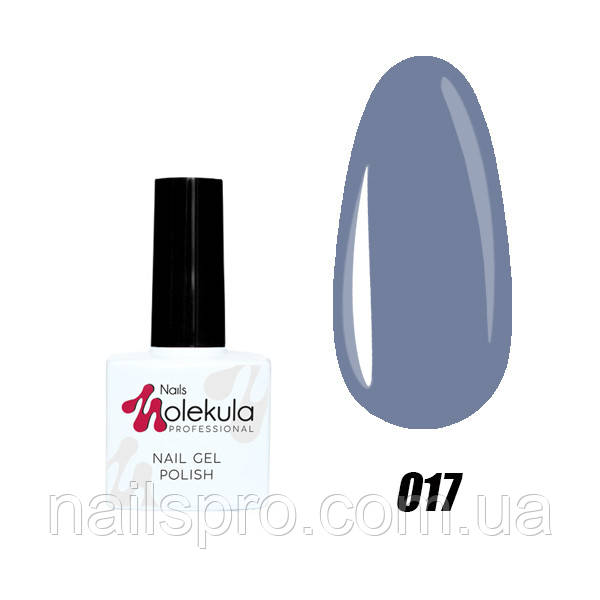 Гель-лак для нігтів Nails Molekula Gel Polish №17 Сизий