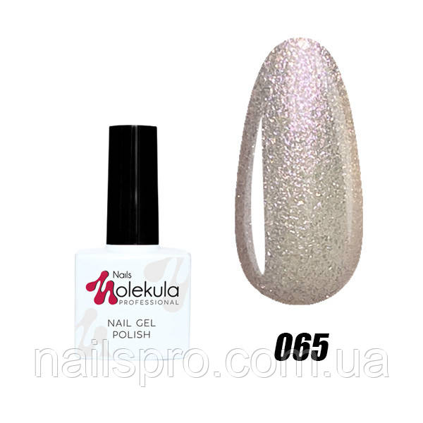 Гель-лак для нігтів Nails Molekula Gel Polish № 65 Місяць рожеве сяйво