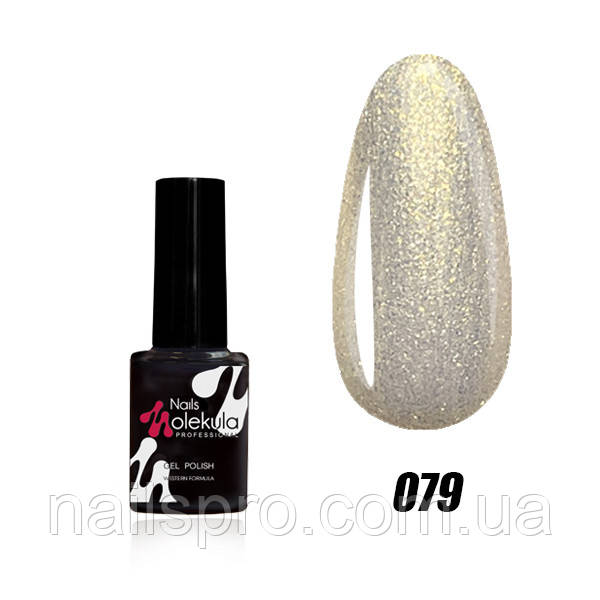 Гель-лак для нігтів Nails Molekula Gel Polish 6 мл №79 Хамелеон золото