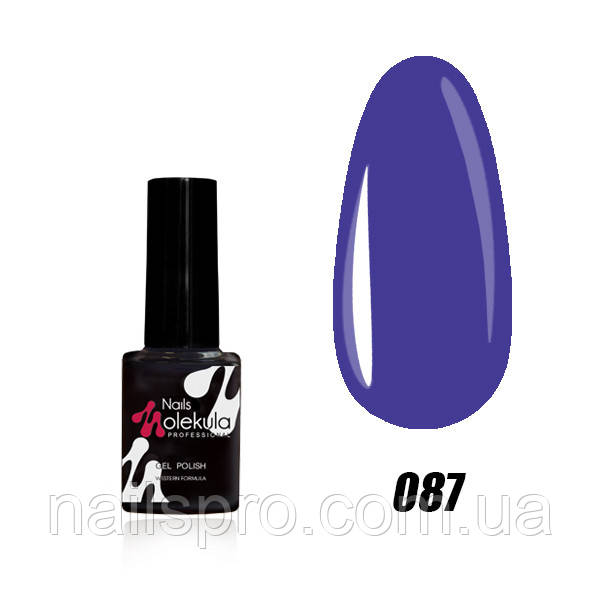 Гель-лак для нігтів Nails Molekula Gel Polish 6 мл №87 Перський синій