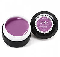 Гель-краска CANNI 587 пастельная пурпурная, 5 мл