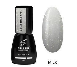 Siller Cover Base Milk Opal — камуфлююча база з шимером (молочна), 8 мл