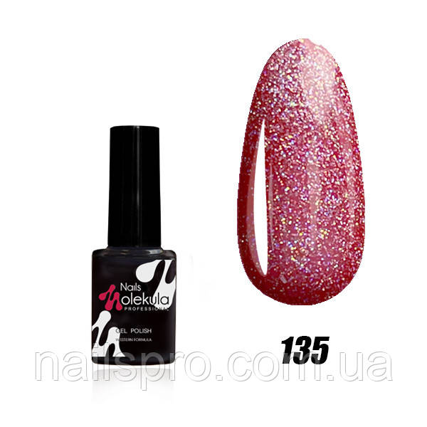 Гель-лак для нігтів Nails Molekula Gel Polish 6 мл №135