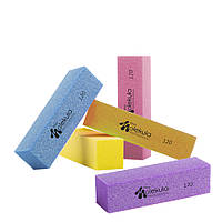 Бафік 4-х сторонній Molekula Professional 120/120, червоний неон