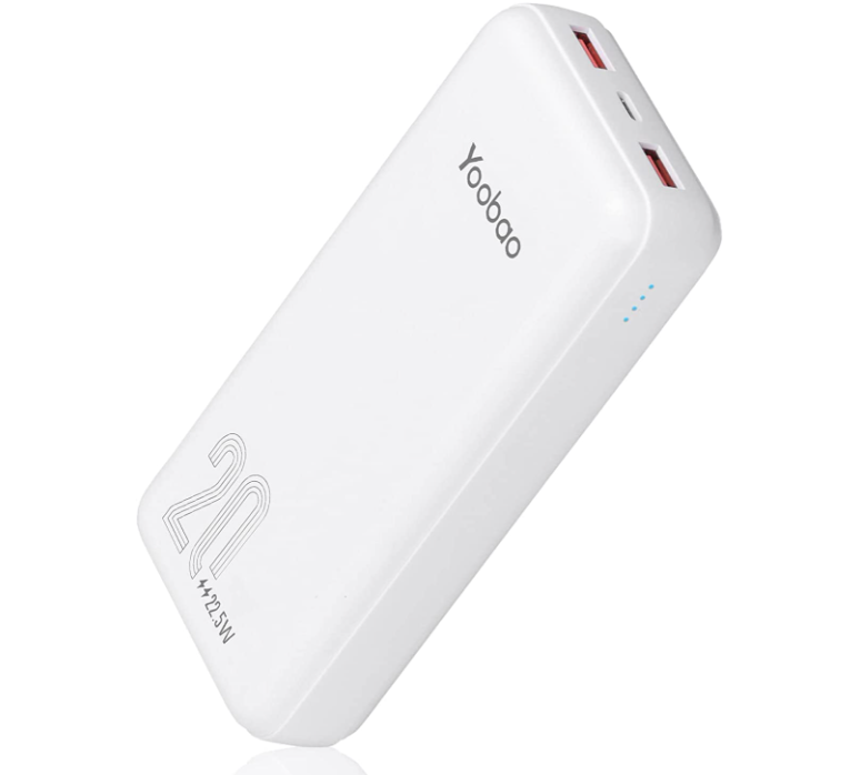 Зовнішній акумулятор Power Bank Yoobao D20Q 22.5W PD+QC 20000 mAh White/Білий