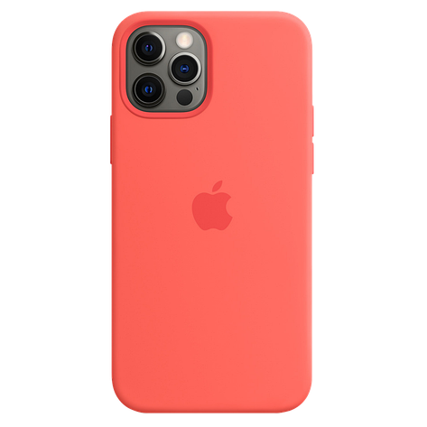 Чохол Silicone Case Premium для iPhone 12 Pro Max Pink Citrus, фото 1