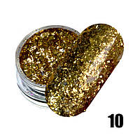 Пластівці юкі Molekula Platinum foil flake №10