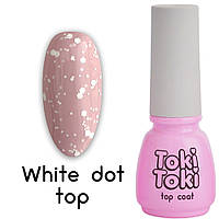 Топ без липкого слоя Toki Toki White Dot Top, 5 мл