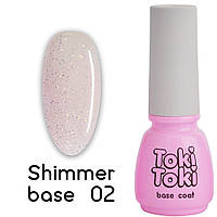 Цветная база Toki Toki Shimmer base № 02, 5 мл