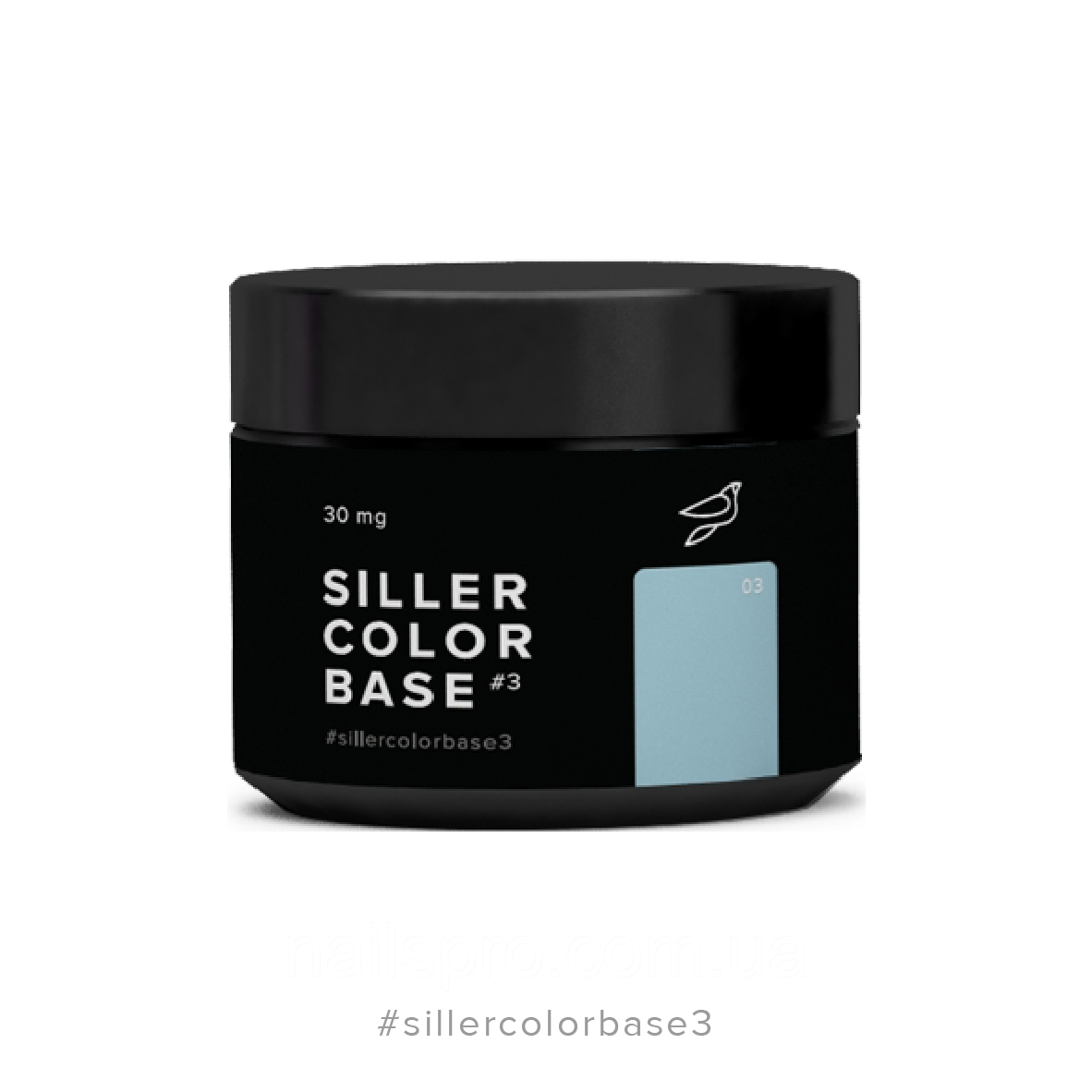 Siller Color Base №3 камуфлююча кольорова база (блакитна), 30 мл