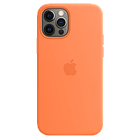 Чохол Silicone Case Premium з MagSafe для iPhone 12 Pro Max Kumquat 6