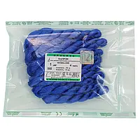 Капрон (нейлон, поліамід) кручений синій, білий в косичках 50м х10шт, OPUSMED® 1