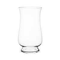 Стеклянная фигурная ваза, подсвечник h 30 см. Ø 18 см.
