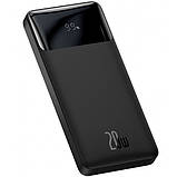 Повербанк Power Bank Baseus Bipow Digital Display 10000mAh 20W Black (PPDML-L01), фото 2