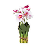 Букет искусственных орхидей Elisey 33 см бело-розовый (8931-017)