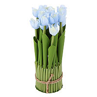 Букет искусственных тюльпанов Elisey 21 см голубой (8931-015)
