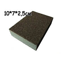 Меламінова нано губка для чищення посуду BROWN #101 з абразивним покриттям 10х7х2.5 см