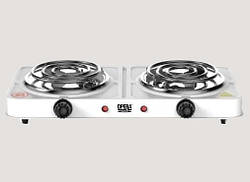 Настільна Плита Електрична двоконфоркова Opera Op-5713 2000Вт на 2 Конфорки, Електроплита кухонна