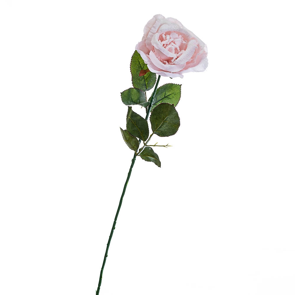 Новорічна троянда 74 см рожева Elisey