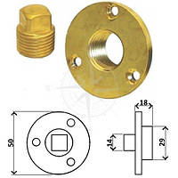 Водовідлив з пробкою для судна латунь Sunfine