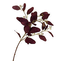 Букет "Сухоцвет с бордовыми листочками" Elisey
