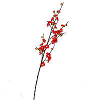 Ветка цветущей сливы 115 см, красная Elisey