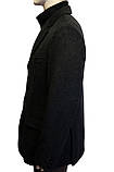 Чоловіче зимове пальто-пиджак "West Fashion".Темно-сіре (52р.), фото 3