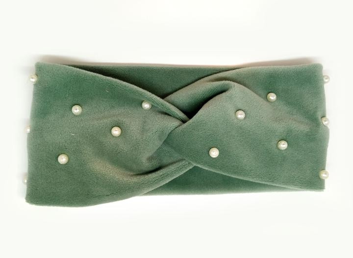 Пов'язка для дівчинки ексклюзивна м'ята, фото 1