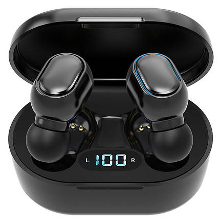 Бездротові навушники TWS AIRDOTS E7S блютуз вакуумні з мікрофоном Bluetooth 5,0 чорний, фото 1