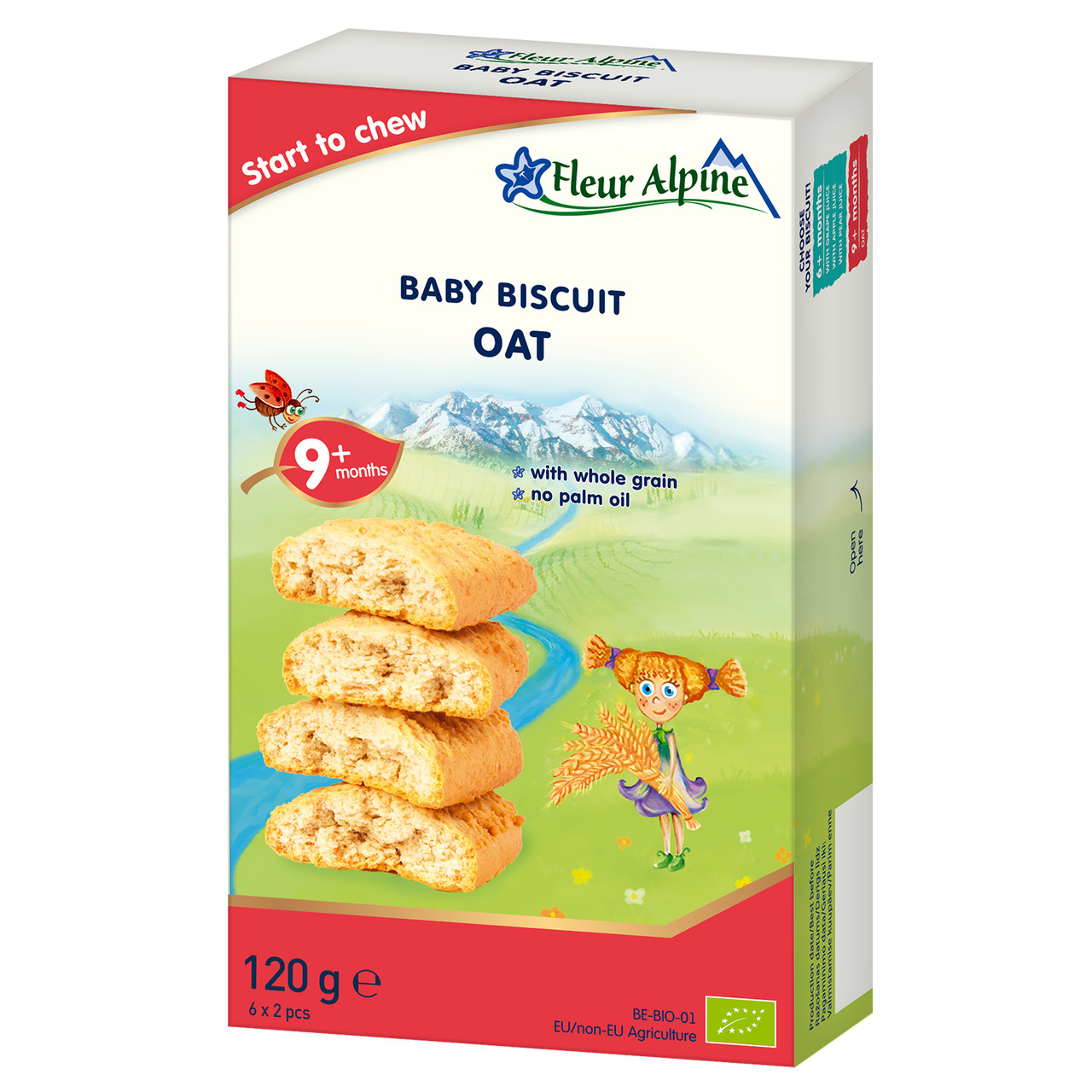 Печиво дитяче Вівсяне Флер Альпін, 120г, фото 1
