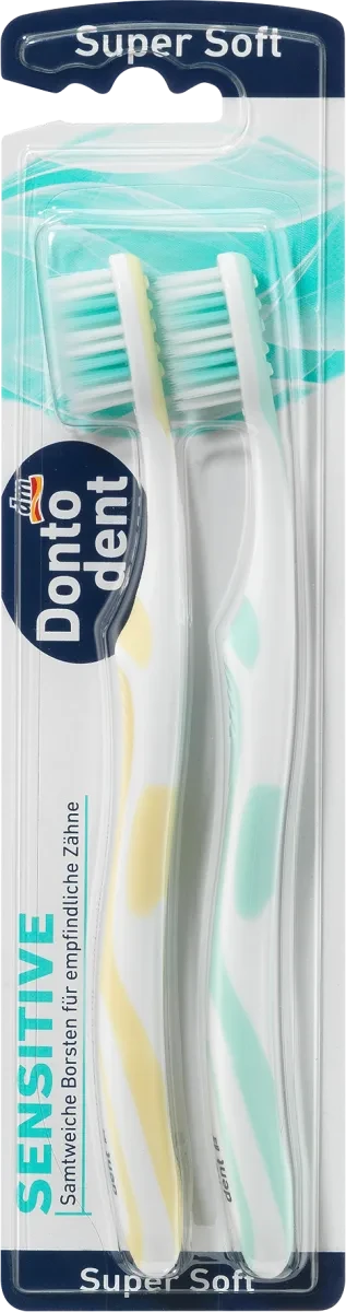 Зубна щітка Dontodent Sensitive super soft, 2 шт