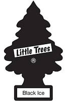 Ароматизатор автомобильный "Ёлочка" Little Trees, Чёрный Лёд