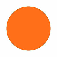 Маркувальна самоклеюча наліпка (етикетка, стікер) "Помаранчевий кружок" (в асортименті). D=30мм