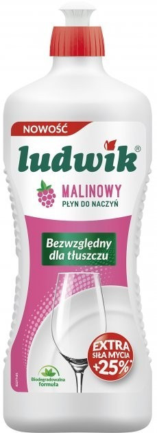 Засіб для миття посуду Ludwik "Малина" (900г.)