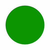 Маркировочная самоклеящаяся наклейка (этикетка, стикер) "Зеленый кружок" (в ассортименте). D=30мм