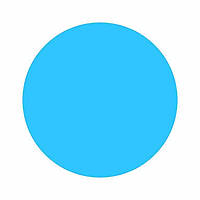 Маркировочная самоклеящаяся наклейка (этикетка, стикер) "Голубой кружок" (в ассортименте). D=30мм