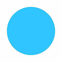 Маркувальна самоклеюча наліпка (етикетка, стікер) "Блакитний кружок" (в асортименті). D=30мм