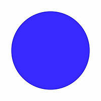 Маркировочная самоклеящаяся наклейка (этикетка, стикер) "Синий кружок" (в ассортименте). D=30мм