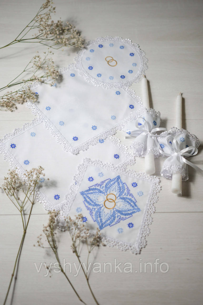 Набір вінчальний "Оберіг", 6 предметів , арт Оберіг- С, фото 1