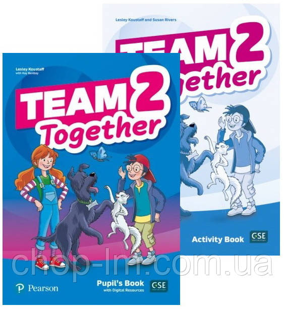 Комплект Team Together 2 Pupil's Book + Activity Book (Підручник + зошит) Pearson