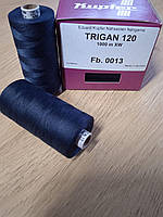 Нити ,TRIGAN KUPFER №120 1000м col 0013 темно-синий