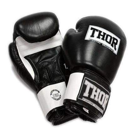 Перчатки боксерські THOR SPARING 10oz /PU /черво-білі, фото 1
