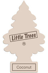 Ароматизатор автомобільний "Ялинка" Little Trees, Кокос