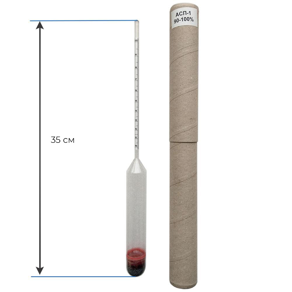 Ареометр для спирту АСП-1(90-100), фото 1