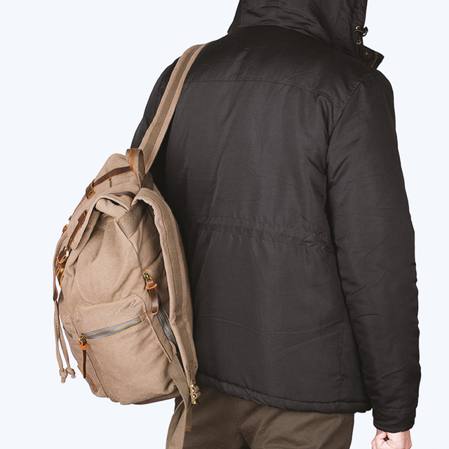 Фото рюкзак чоловічий Augur міський вінтажний хакі