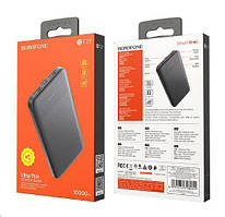 Power Bank BOROFONE BT27 Sea, mobile power bank, 10000mAh 2A Black