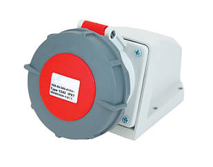 Розетка 1252 стаціонарна 3Р+PE+N 32 А 380 В IP67 TNSy