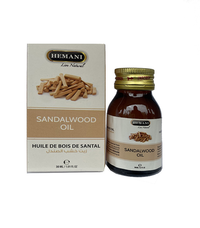 Олія сандалу холодного пресування Sandalwood Oil cold pressing Hemani 30 мл